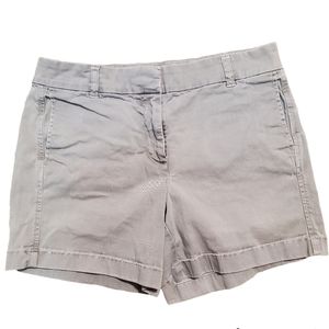 J.Crew 6 Chino Womens Gray Shorts